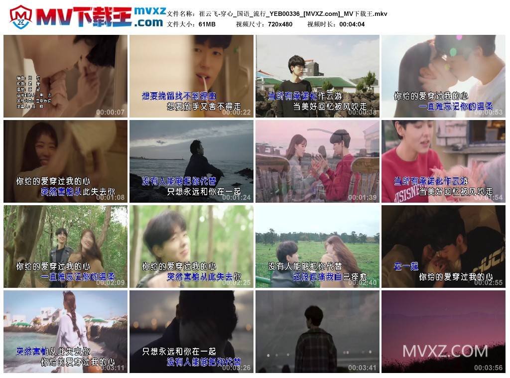 崔云飞-穿心_国语_流行_YEB00336